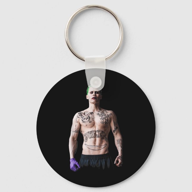 Suicide Squad Joker Stance Black  Key Ring (Front)