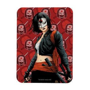 Suicide Squad   Katana Comic Book Art Magnet