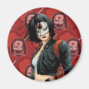 Suicide Squad   Katana Comic Book Art Magnet
