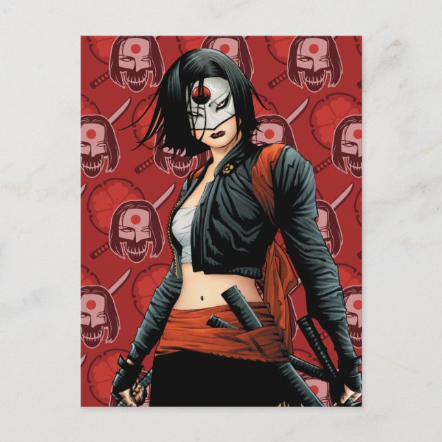 Suicide Squad | Katana Comic Book Art Postcard (Front)