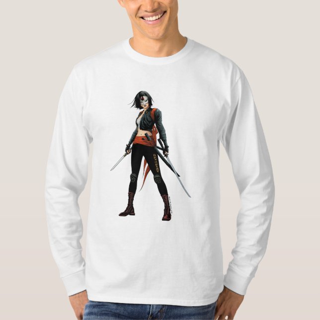 Suicide Squad | Katana Comic Book Art T-Shirt (Front)