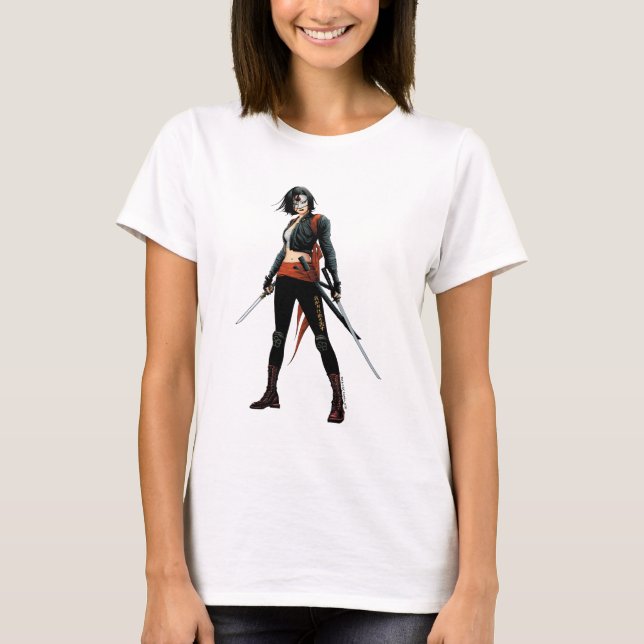 Suicide Squad | Katana Comic Book Art T-Shirt (Front)