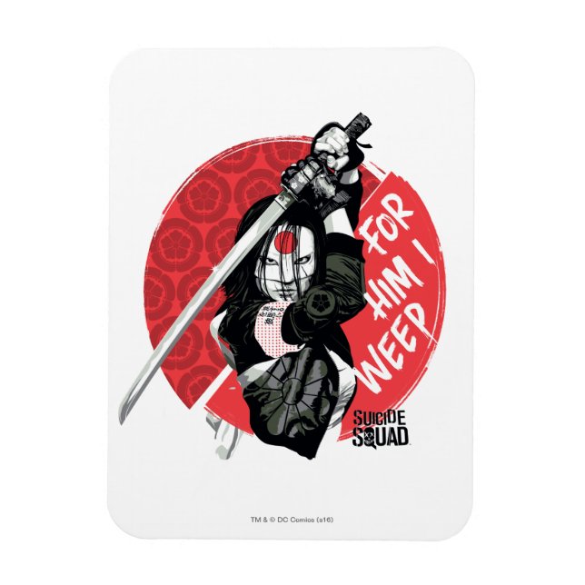 Suicide Squad | Katana "For Him I Weep" Magnet (Vertical)