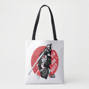 Suicide Squad Katana "For Him I Weep" Tote Bag