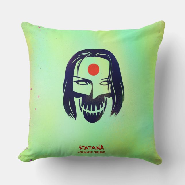 Suicide Squad | Katana Head Icon Cushion (Front)