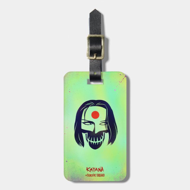 Suicide Squad | Katana Head Icon Luggage Tag (Front Vertical)