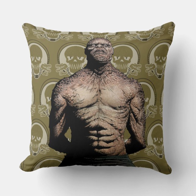 Suicide Squad | Killer Croc Comic Book Art Cushion (Front)