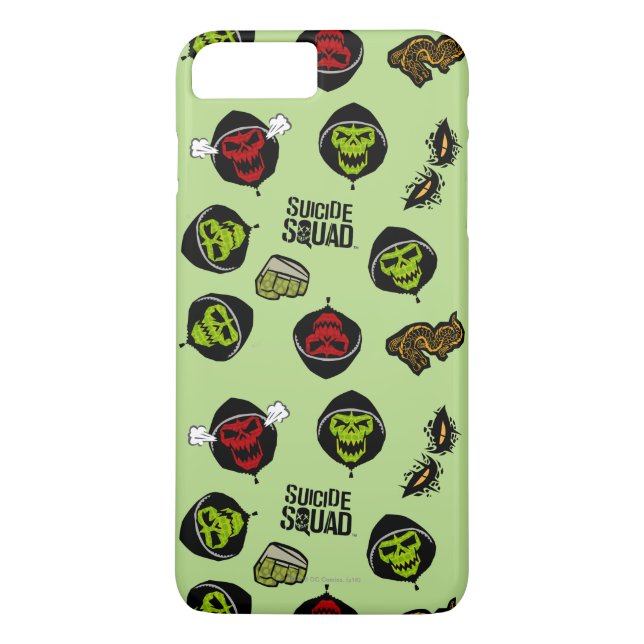 Suicide Squad | Killer Croc Emoji Pattern Case-Mate iPhone Case (Back)