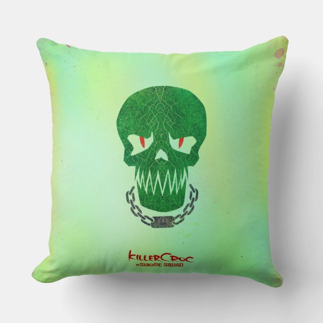 Suicide Squad | Killer Croc Head Icon Cushion (Front)