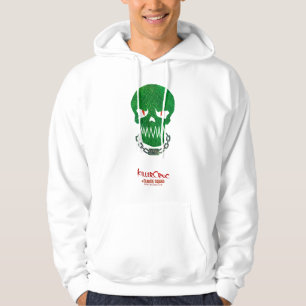 Suicide Squad   Killer Croc Head Icon Hoodie