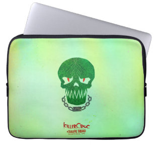 Suicide Squad   Killer Croc Head Icon Laptop Sleeve