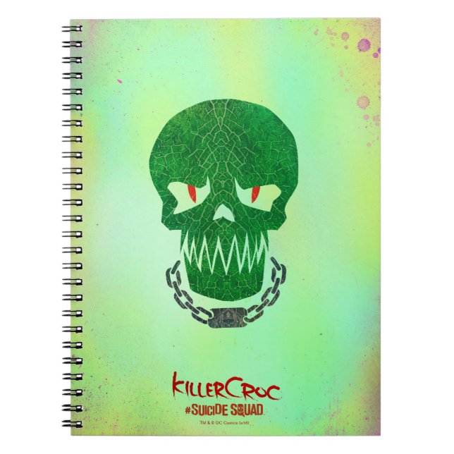 Suicide Squad | Killer Croc Head Icon Notebook (Front)