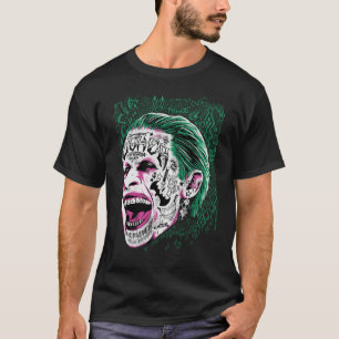 Suicide Squad   Laughing Joker Head Sketch T-Shirt