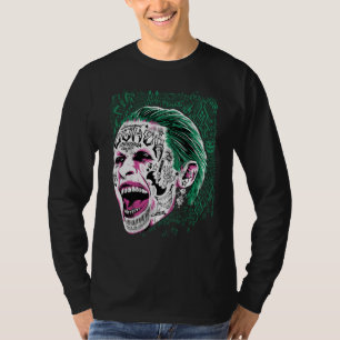 Suicide Squad   Laughing Joker Head Sketch T-Shirt