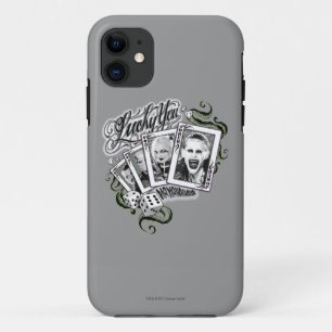 Suicide Squad   "Lucky You" Playing Cards iPhone 11 Case