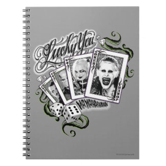 Suicide Squad | "Lucky You" Playing Cards Notebook