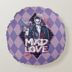 Suicide Squad   Mad Love Round Cushion