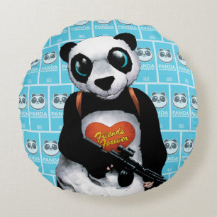 Suicide Squad Panda Round Cushion