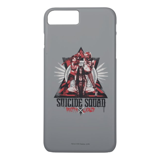Suicide Squad | Pretty Crazy Squad Girls Case-Mate iPhone Case (Back)