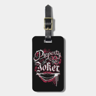 Suicide Squad Property of Joker Luggage Tag