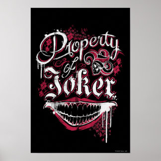 Suicide Squad | Property of Joker Poster