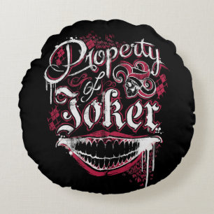 Suicide Squad Property of Joker Round Cushion