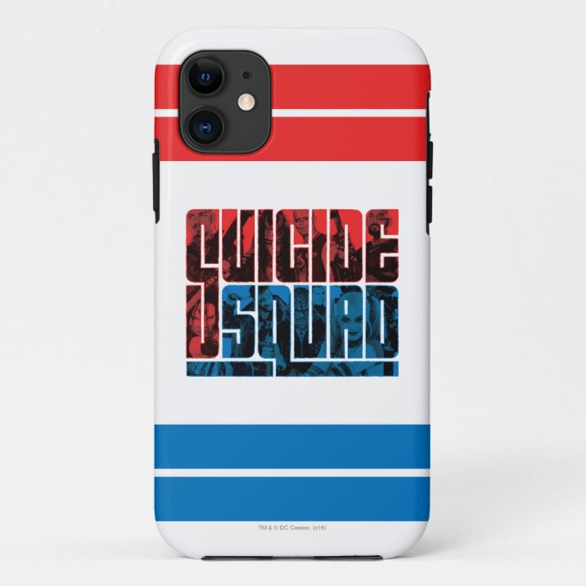 Suicide Squad | Red and Blue Logo Case-Mate iPhone Case (Back)