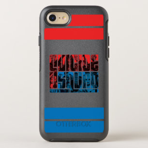 Suicide Squad   Red and Blue Logo OtterBox Symmetry iPhone 8/7 Case