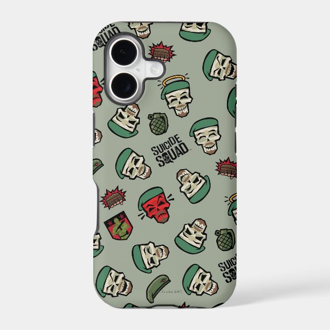 Suicide Squad | Rick Flag Emoji Pattern (Back)