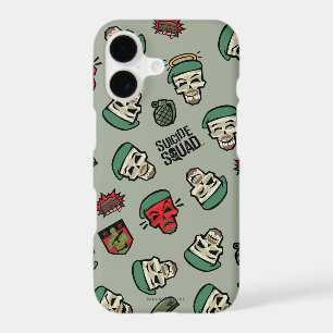 Suicide Squad Rick Flag Emoji Pattern