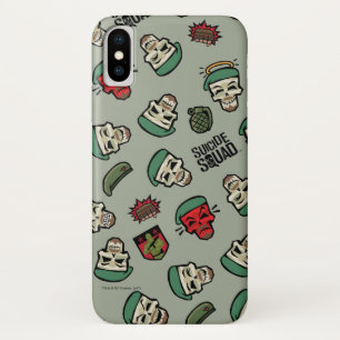 Suicide Squad   Rick Flag Emoji Pattern Case-Mate iPhone Case