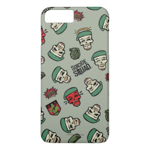 Suicide Squad   Rick Flag Emoji Pattern Case-Mate iPhone Case
