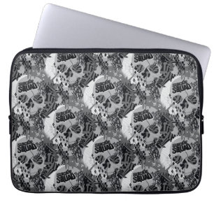 Suicide Squad Skull Pattern Laptop Sleeve