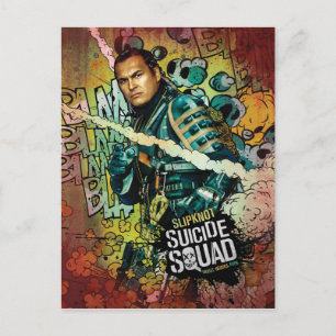 Suicide Squad Slipknot Character Graffiti Postcard