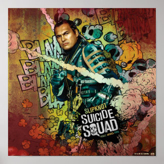 Suicide Squad | Slipknot Character Graffiti Poster
