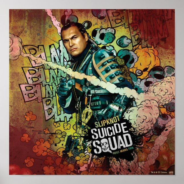 Suicide Squad | Slipknot Character Graffiti Poster (Front)