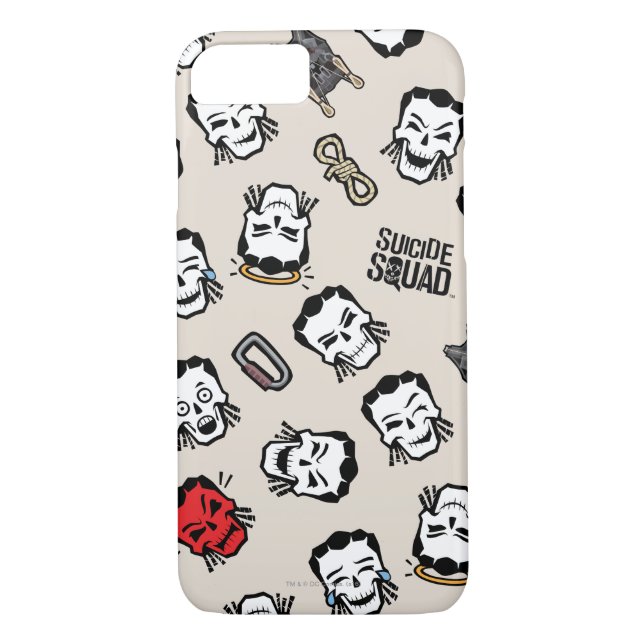 Suicide Squad | Slipknot Emoji Pattern Case-Mate iPhone Case (Back)