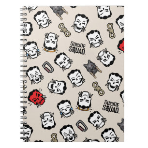Suicide Squad Slipknot Emoji Pattern Spiral Notebook
