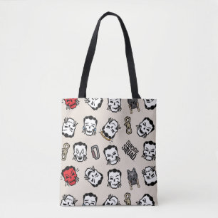 Suicide Squad Slipknot Emoji Pattern Tote Bag