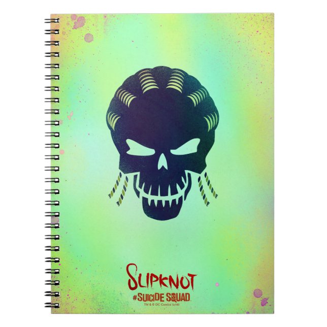 Suicide Squad | Slipknot Head Icon Spiral Notebook (Front)