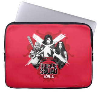 Suicide Squad | Squad Girls "Female Warrior" Laptop Sleeve