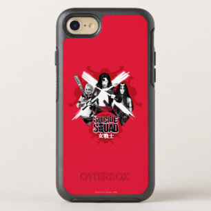 Suicide Squad   Squad Girls "Female Warrior" OtterBox Symmetry iPhone 8/7 Case