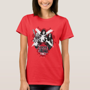 Suicide Squad   Squad Girls "Female Warrior" T-Shirt