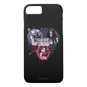 Suicide Squad   Squad Girls Graffiti Badges iPhone 8/7 Case