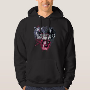 Suicide Squad Squad Girls Graffiti Badges Hoodie