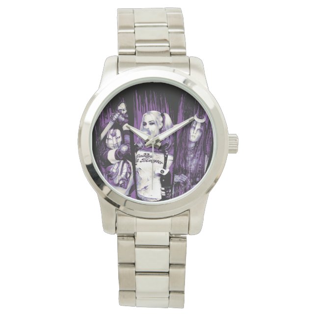 Suicide Squad | Squad Girls "In Squad We Trust" Watch (Front)