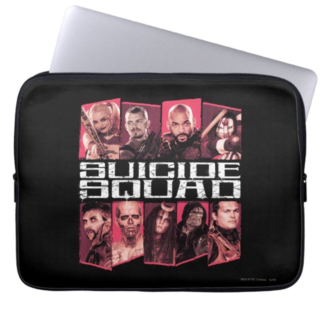 Suicide Squad | Task Force X Group Emblem Laptop Sleeve (Front)