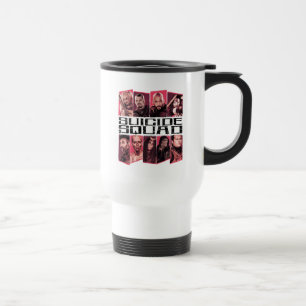 Suicide Squad Task Force X Group Emblem Travel Mug