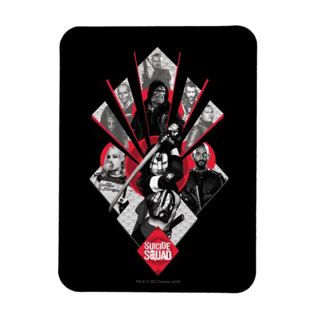 Suicide Squad | Task Force X Japanese Graphic Magnet (Vertical)