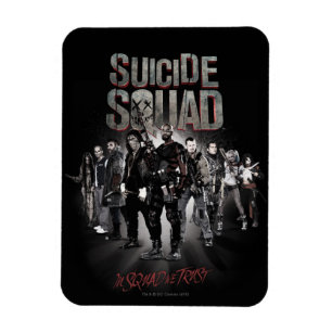 Suicide Squad  Task Force X Lineup Magnet